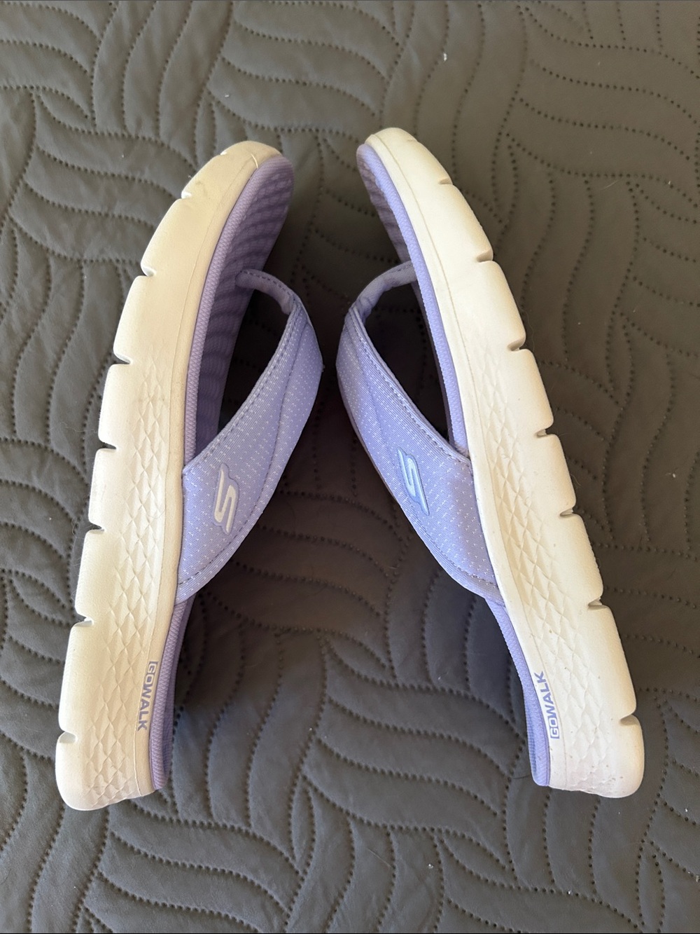 NWOB - Skechers Lavender Flip-Flop Sandals - Picture 5 of 6